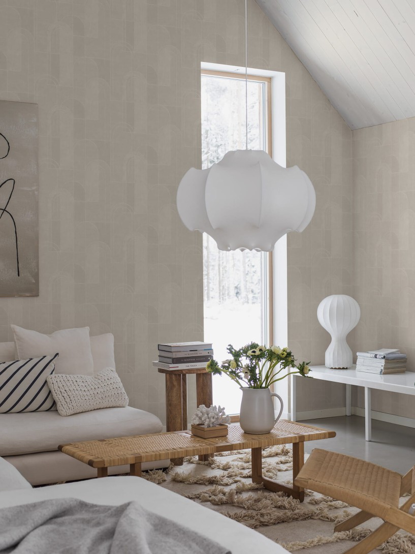 Boras Tapeter 4191 Alla Tiders Hus Sjohagen - tapeta geometryczna