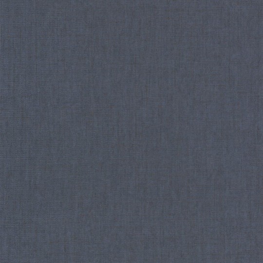 Casadeco 85326628 Textiles Riverside 3 Uni Flanelle Bleu Encre - tapeta imitująca tkany materiał