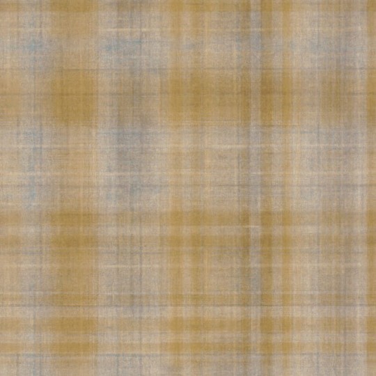 Casadeco 87692689 Textiles Tartan Beige Cognac - tapeta w kratkę