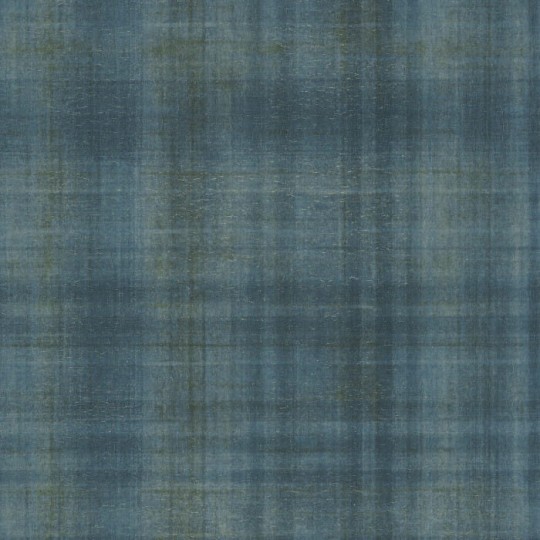 Casadeco 87696722 Textiles Tartan Bleu Loch - tapeta w kratkę