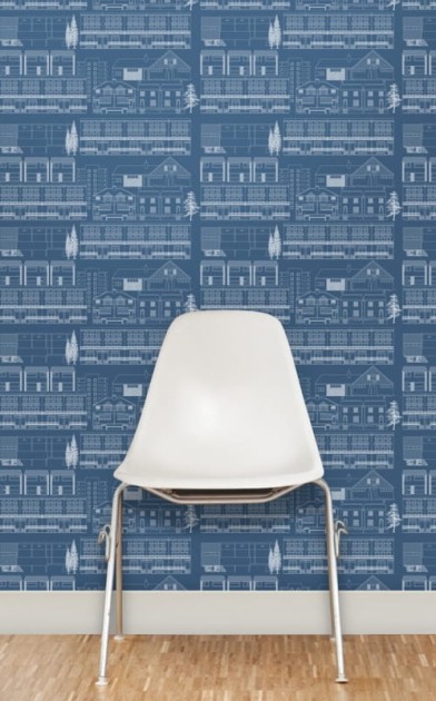Tapeta Mini Moderns Do you live in a town? AZDPT001BP Blueprint