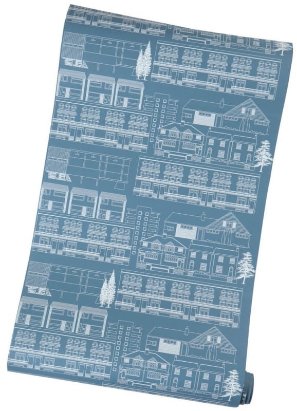 Tapeta Mini Moderns Do you live in a town? AZDPT001BP Blueprint