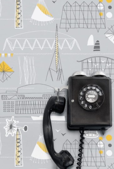 Tapeta Mini Moderns Festival AZDPT014CO Concrete