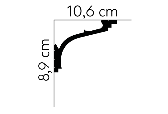 Listwa sufitowa Mardom MD110