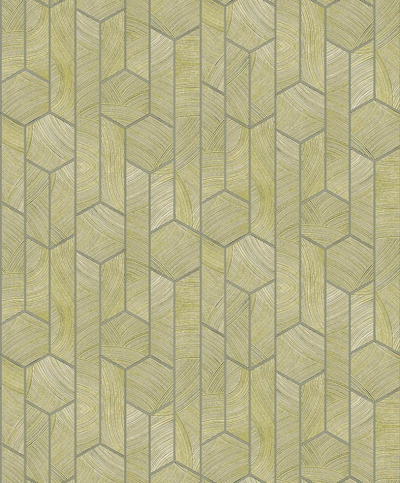 Khroma SUM105 Summer Kantha Moss - tapeta geometryczna