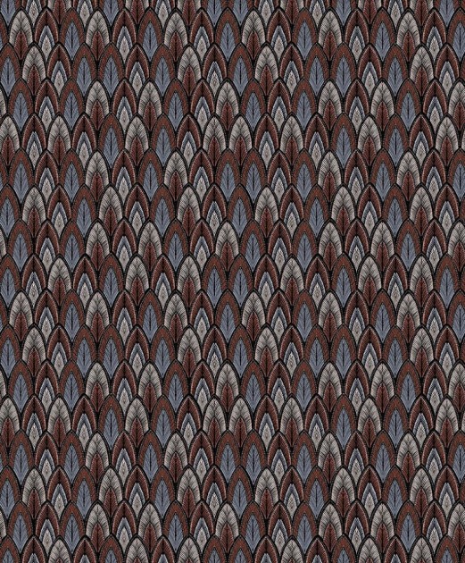 Khroma SUM406 Summer Dabu Arona - tapeta geometryczna w liście