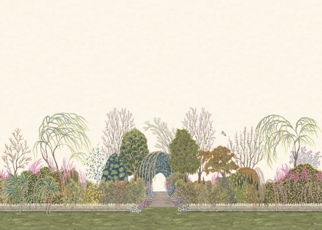 Cole&Son 120/4011 The Gardens Reverie - mural roślinna oaza (zestaw 2 rolek)