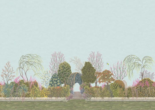 Cole&Son 120/4012 The Gardens Reverie - mural roślinna oaza (zestaw 2 rolek)