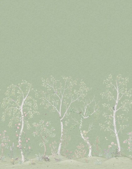 Cole&Son 120/6021 The Gardens Seasonal Woods - mural w brzozy (zestaw 2 rolek)