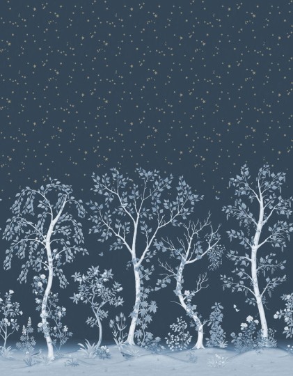 Cole&Son 120/6025 The Gardens Seasonal Woods - mural w brzozy (zestaw 2 rolek)