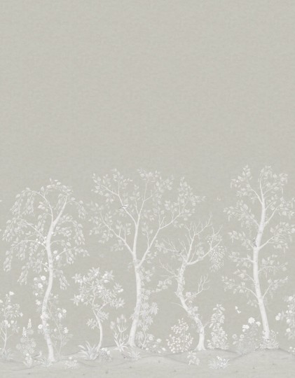 Cole&Son 120/6023S The Gardens Seasonal Woods Silk - mural w brzozy (zestaw 2 rolek)