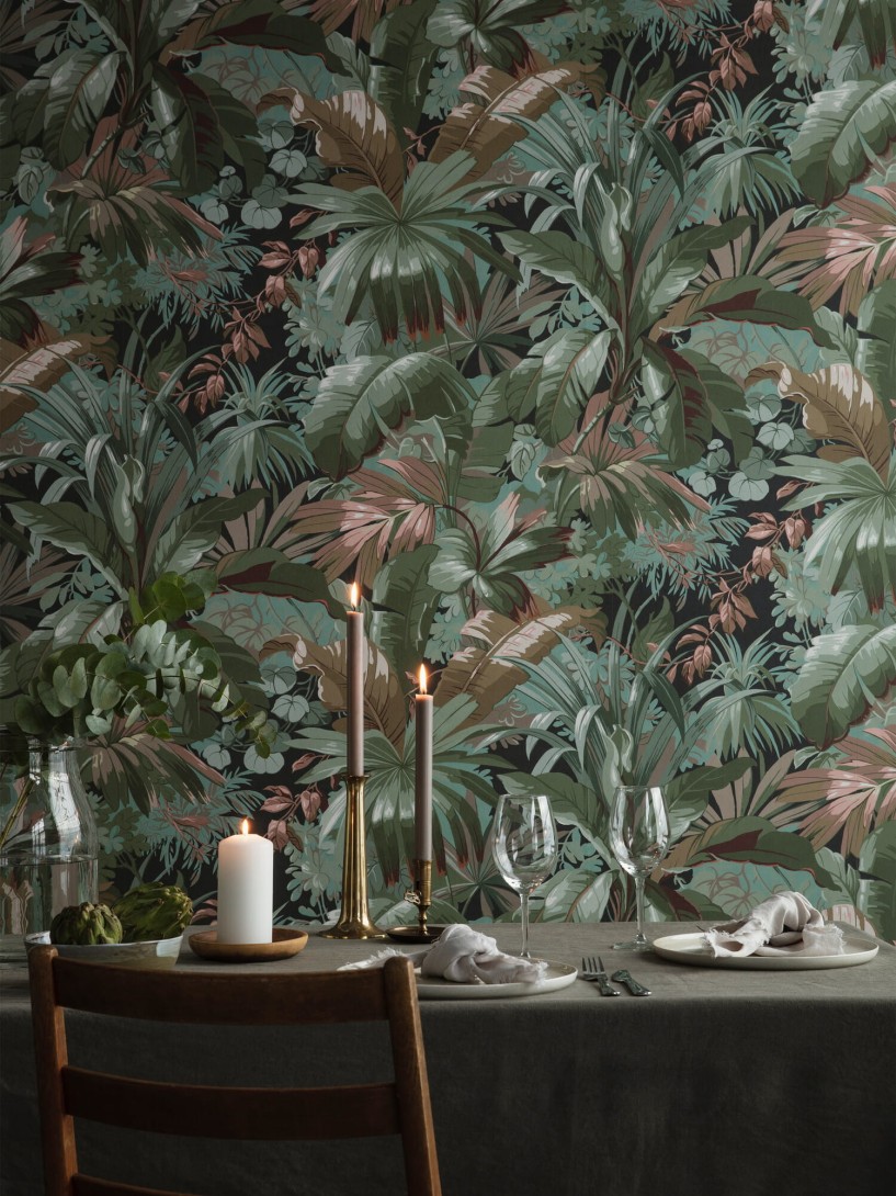 Boras Tapeter 9439W Studio Palm Leaf - mural w liście