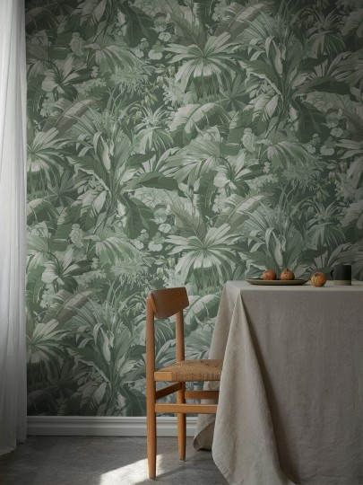 Boras Tapeter 9440W Studio Palm Leaf - mural w liście