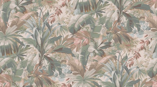 Boras Tapeter 9442W Studio Palm Leaf - mural w liście