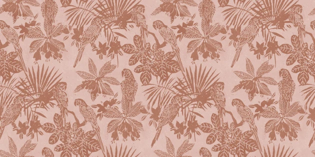 Boras Tapeter 9443W Studio Parrot - mural w papugi