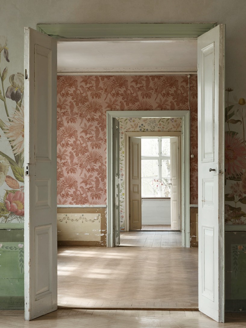 Boras Tapeter 9443W Studio Parrot - mural w papugi