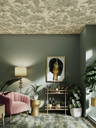 Boras Tapeter 9444W Studio Parrot - mural w papugi