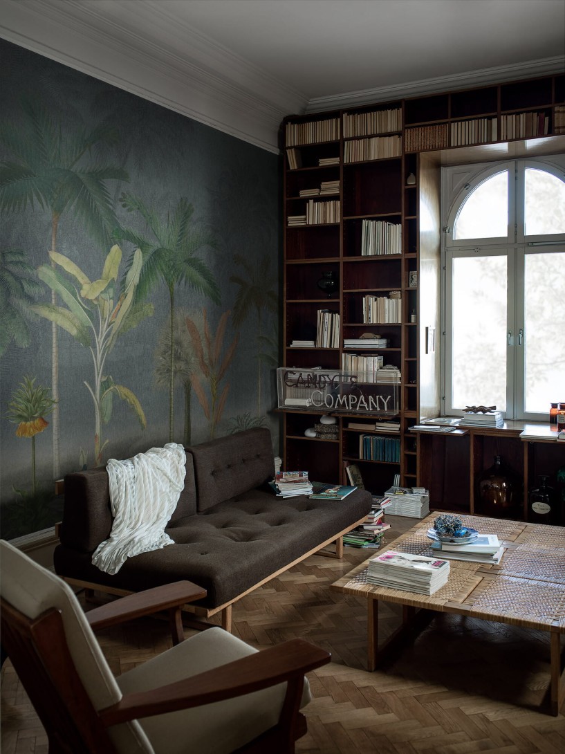 Boras Tapeter 9455W Studio Vintage Palms - mural w palmy