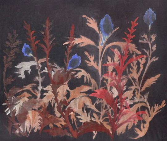 Wallpepper MB-11-A 2022 Caracosa - mural w kwiaty na ciemnym tle