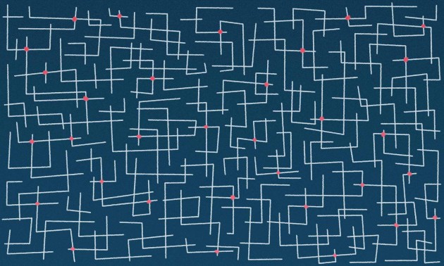 Wallpepper CC-05-B 2022 Costellazioni - mural geometryczny