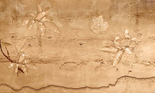 Wallpepper LS-27-A 2022 Drops dance - mural w gałązki