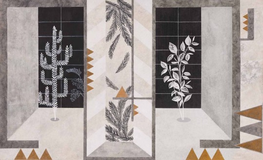 Wallpepper SM-19-A 2022 Onirico - mural geometryczny w liście