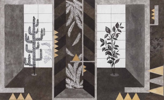 Wallpepper SM-19-B 2022 Onirico - mural geometryczny w liście