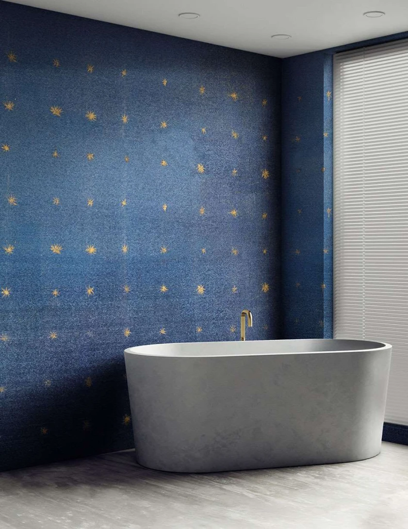 Wallpepper MB-09-A 2022 Celeste - mural w gwiazdy