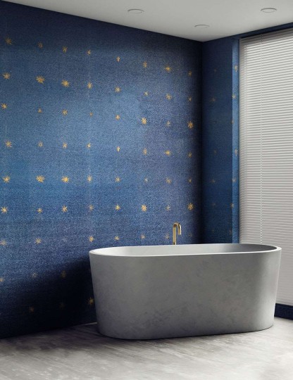 Wallpepper MB-09-A 2022 Celeste - mural w gwiazdy