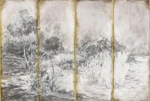 Wallpepper SM-14-A 2022 Vue solitaire - mural z dżunglą