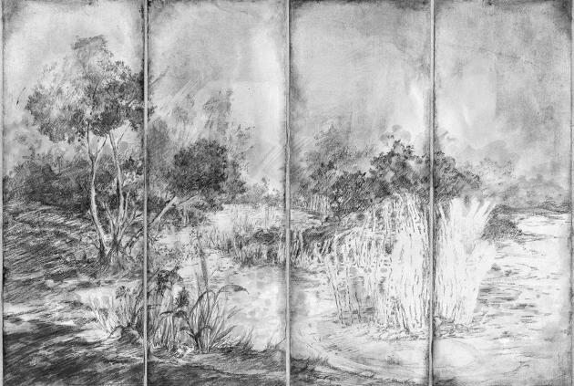 Wallpepper SM-14-B 2022 Vue solitaire - mural z dżunglą