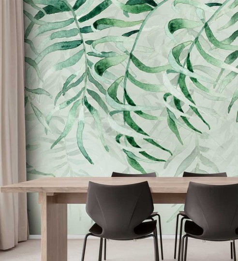 Wallpepper AO-07-A 2022 Tropical rain - mural w liście