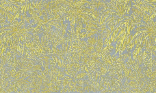 Wallpepper ACG-38-C 2022 Inked tropical - mural w palmy