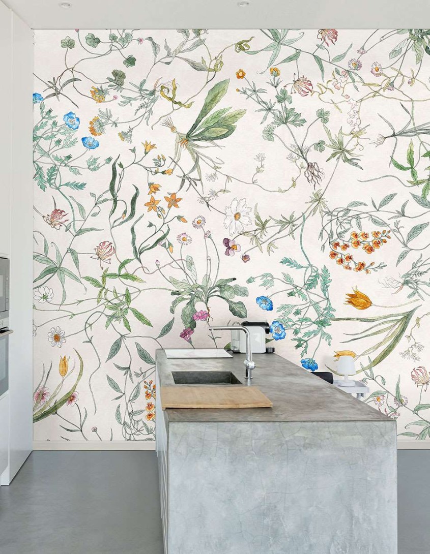 Wallpepper ACG-33-C 2022 Erbario - mural w kwiaty