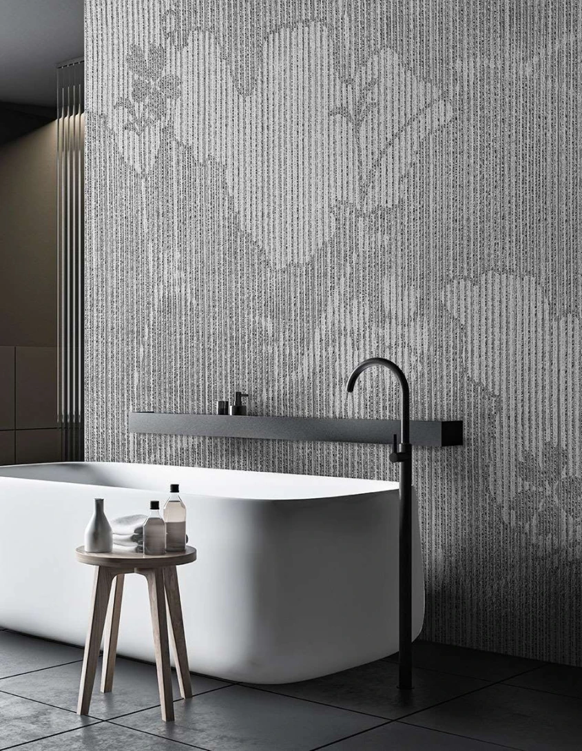 Wallpepper LS-25-C 2022 Ricamo - mural w pionowe prążki