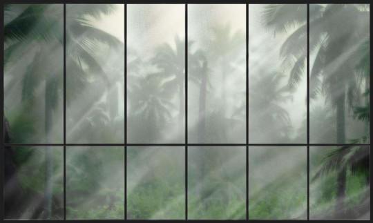 Wallpepper WP-50-A 2022 Mocambo - mural z dżunglą za oknami