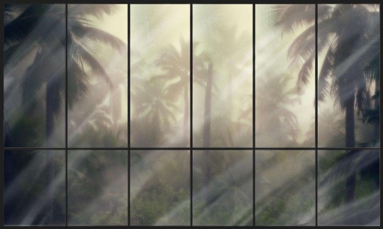 Wallpepper WP-50-C 2022 Mocambo - mural z dżunglą za oknami