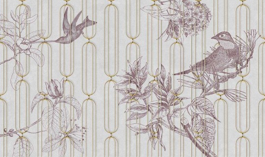 Wallpepper ZP-03-B 2022 Volière - mural z ptakiem