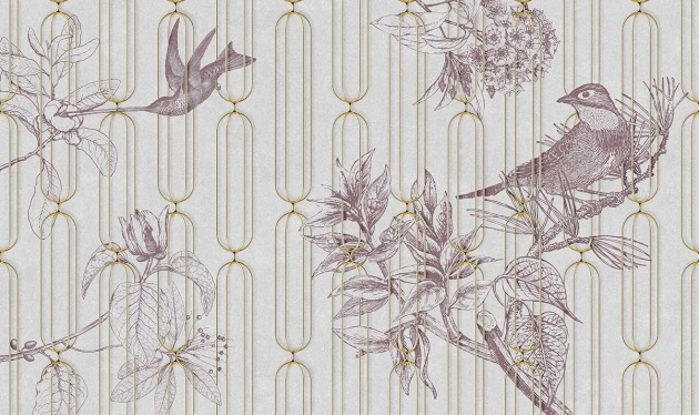 Wallpepper ZP-03-B 2022 Volière - mural z ptakiem