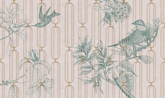 Wallpepper ZP-03-C 2022 Volière - mural z ptakiem