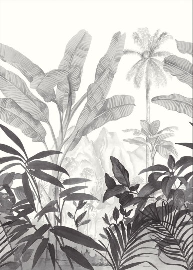 Casadeco 102509001 Beauty Full Image 2 Panoramique Wild And Secret - mural z dżunglą