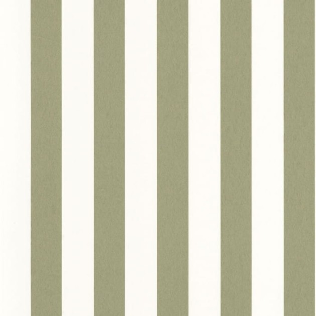 Casadeco 87437820 Les Rayures Olympe Olive - tapeta w zielone pasy