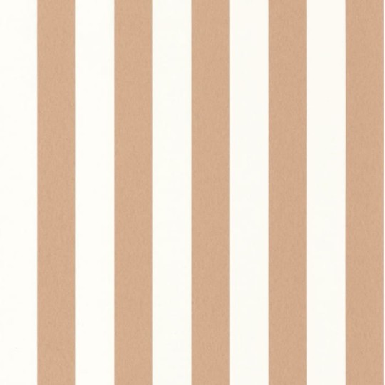 Casadeco 87432684 Les Rayures Olympe Noisette - tapeta w orzechowe pasy