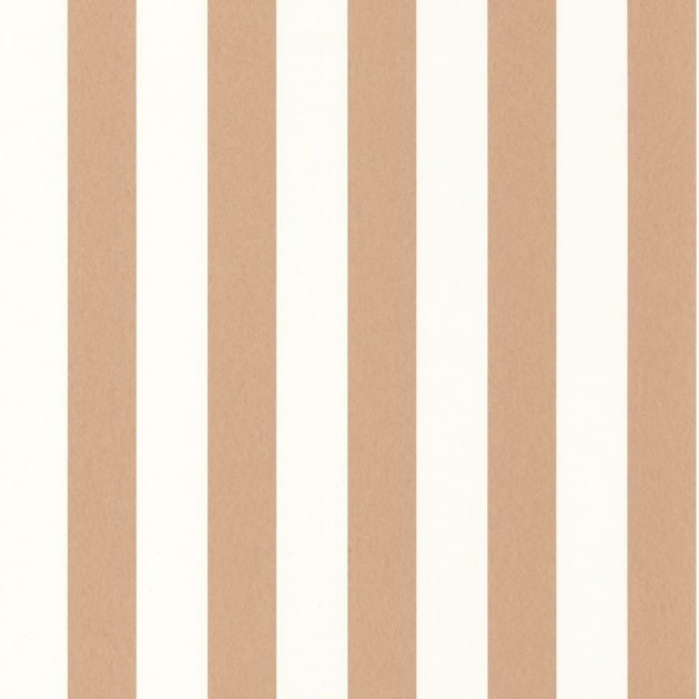 Casadeco 87432684 Les Rayures Olympe Noisette - tapeta w orzechowe pasy