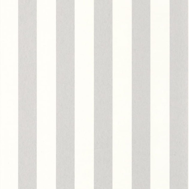 Casadeco 87439563 Les Rayures Olympe Gris Perle - tapeta biało-szare pasy
