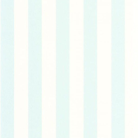 Casadeco 87436032 Les Rayures Olympe Bleu Mer - tapeta w biało-niebieskie pasy