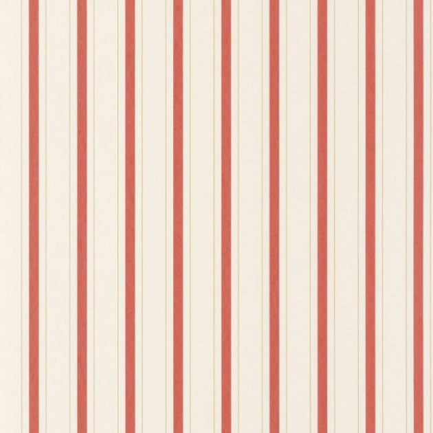 Casadeco 81578225 Les Rayures Fontainebleau Rayure Beige - tapeta w czerwone paski