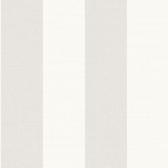 Casadeco 28460925 Les Rayures Williamsburg Rayure Blanc/Gris - tapeta w szare pasy