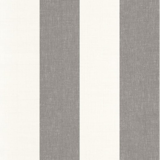 Casadeco 28469912 Les Rayures Williamsburg Rayure Charbon - tapeta w biało-szare pasy