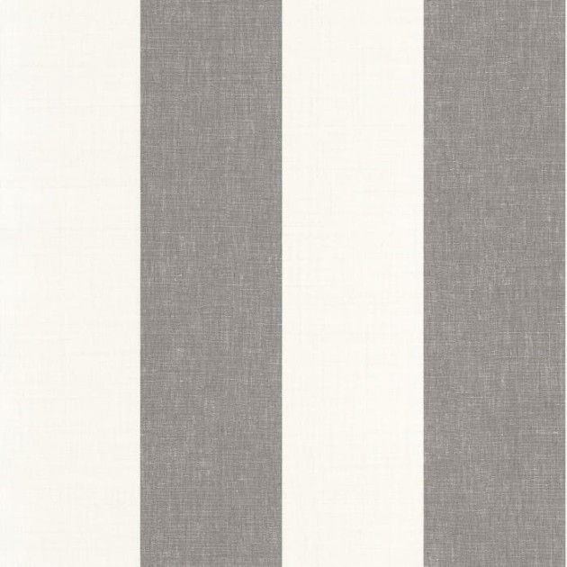 Casadeco 28469912 Les Rayures Williamsburg Rayure Charbon - tapeta w biało-szare pasy